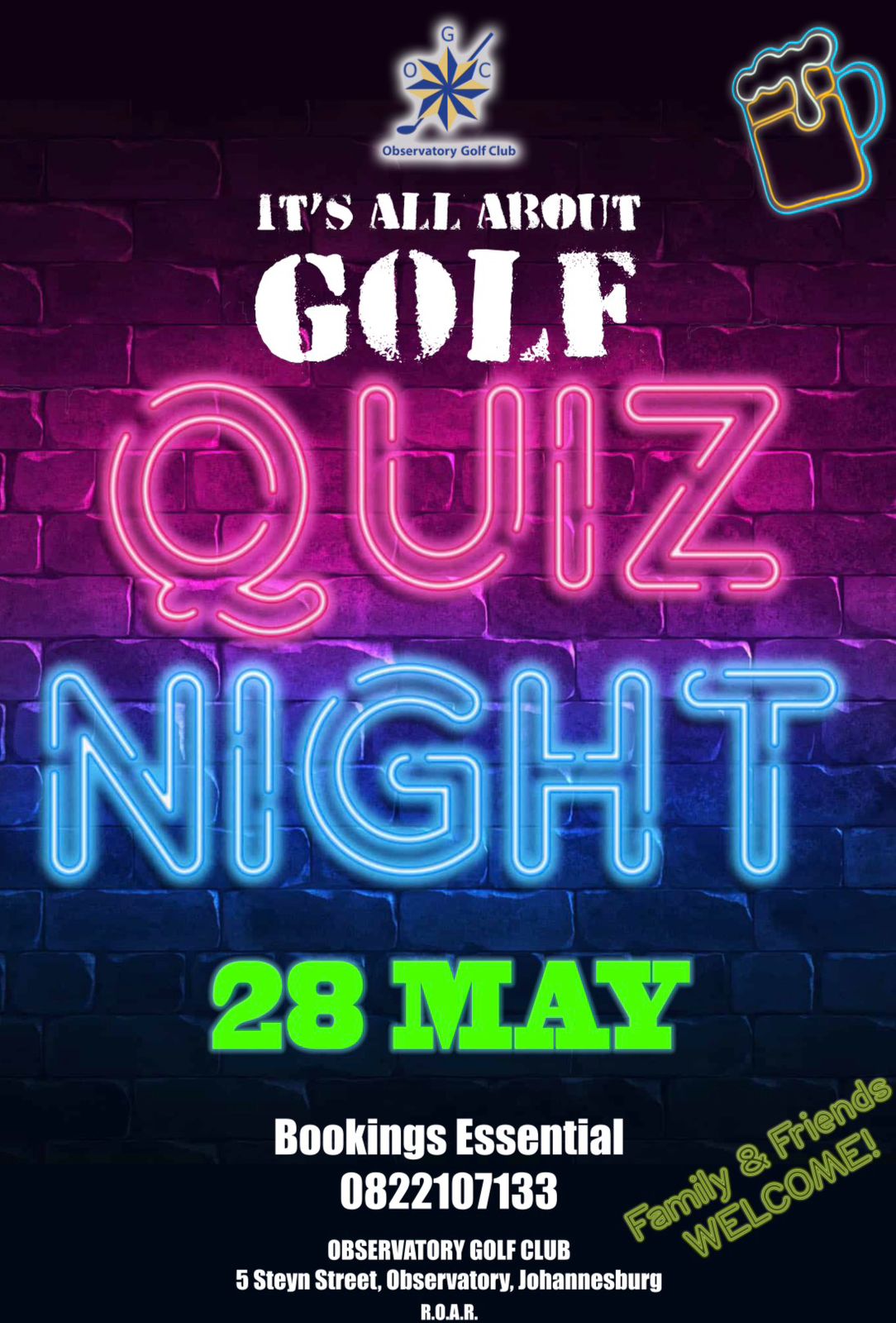 Golf Quiz Night poster