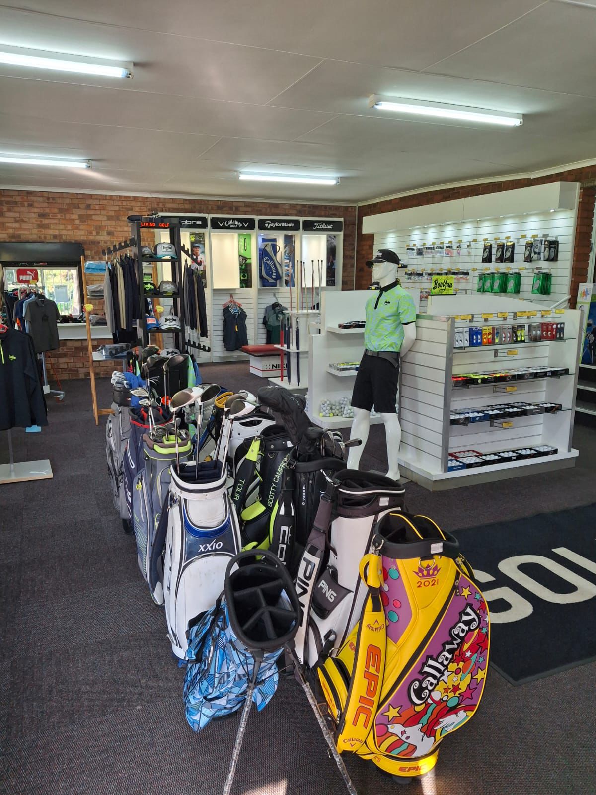 Inside the Observatory pro shop